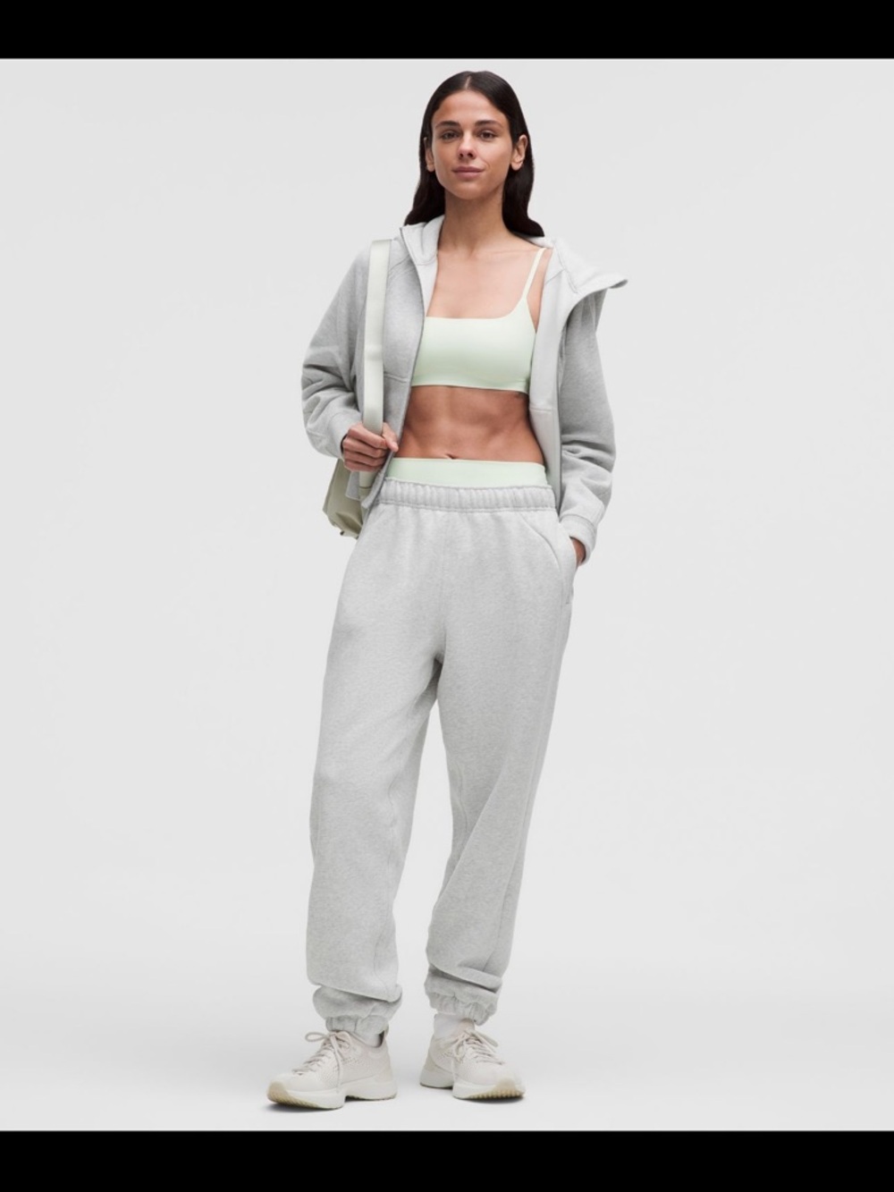 Light Gray Women's Cozy Jogger Pants